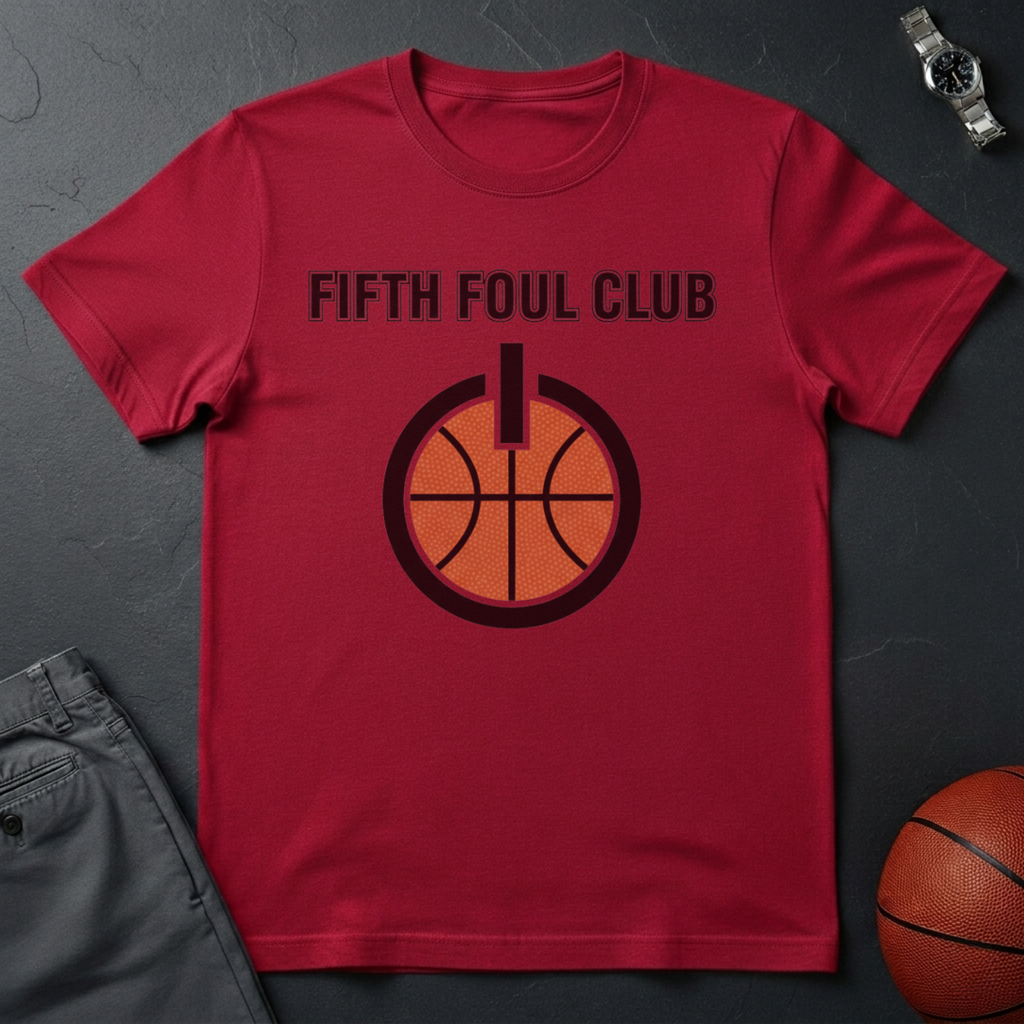 Fifth Foul Power Button T-Shirt