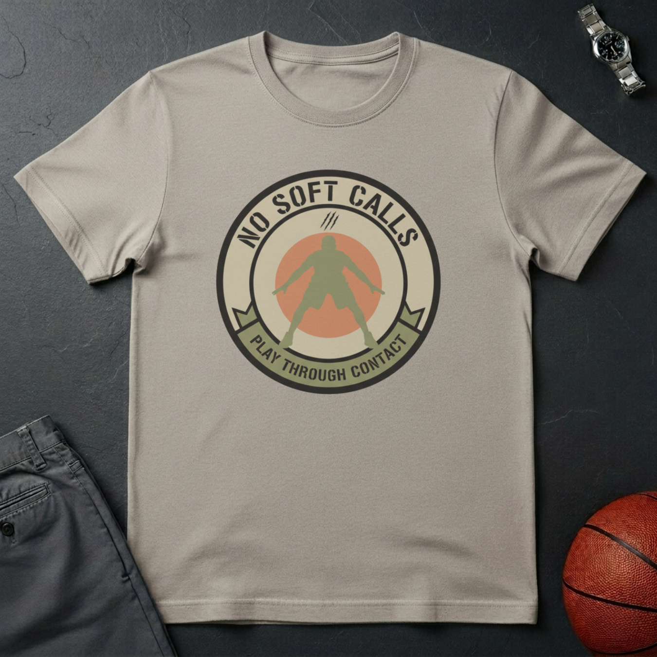No Soft Calls Play Through Contact T-Shirt
