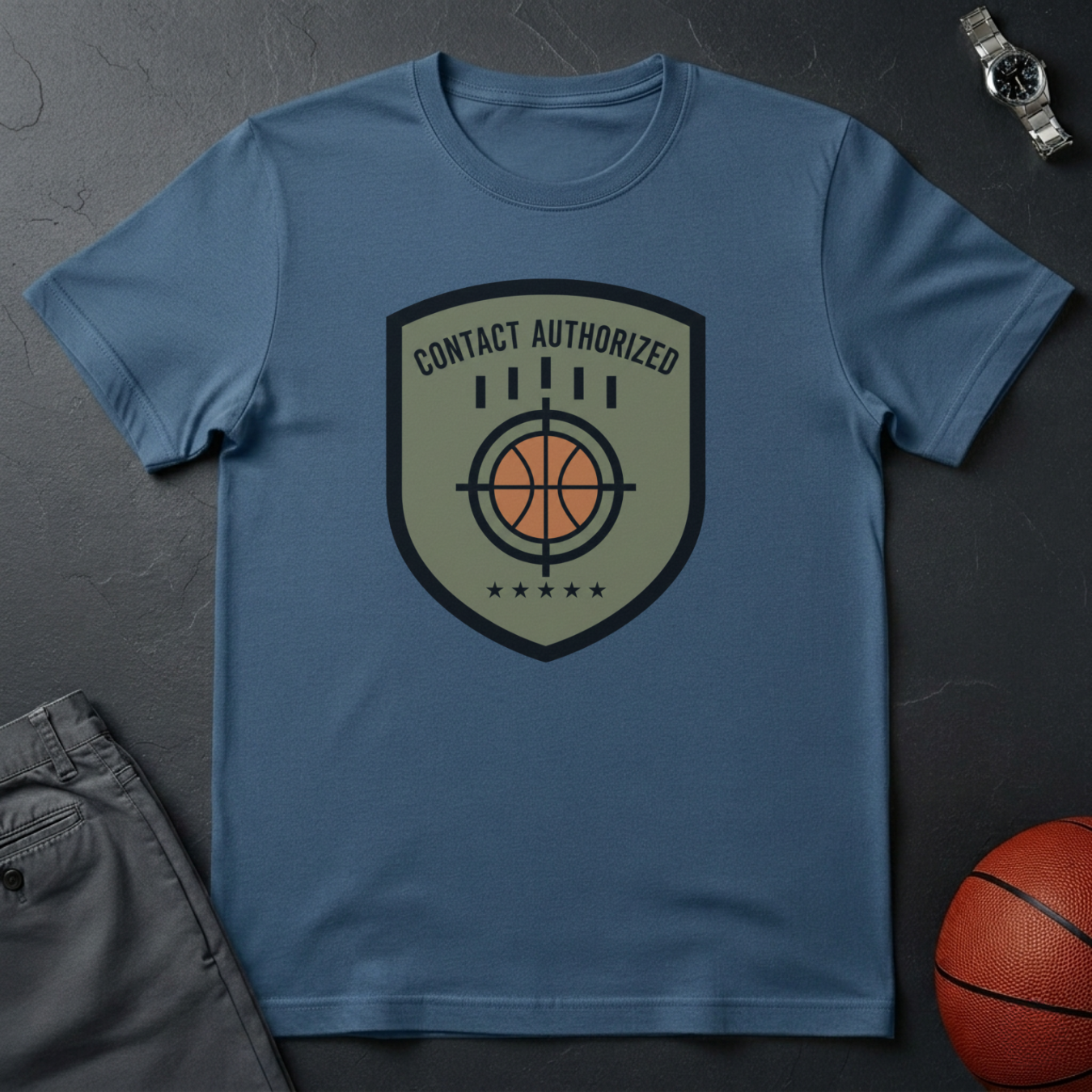 Contact Authorised Badge T-Shirt