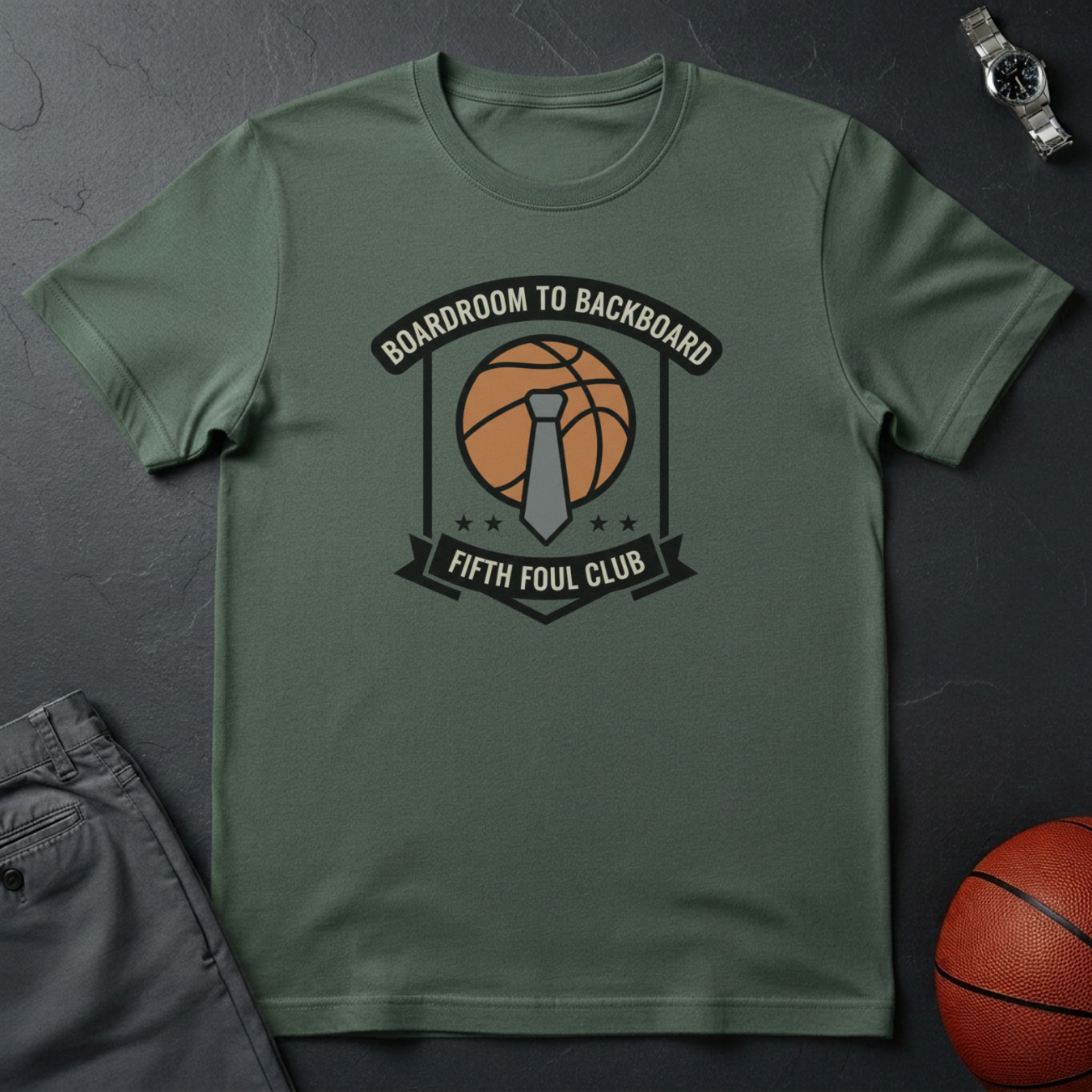 Boardroom To Backboard T-Shirt