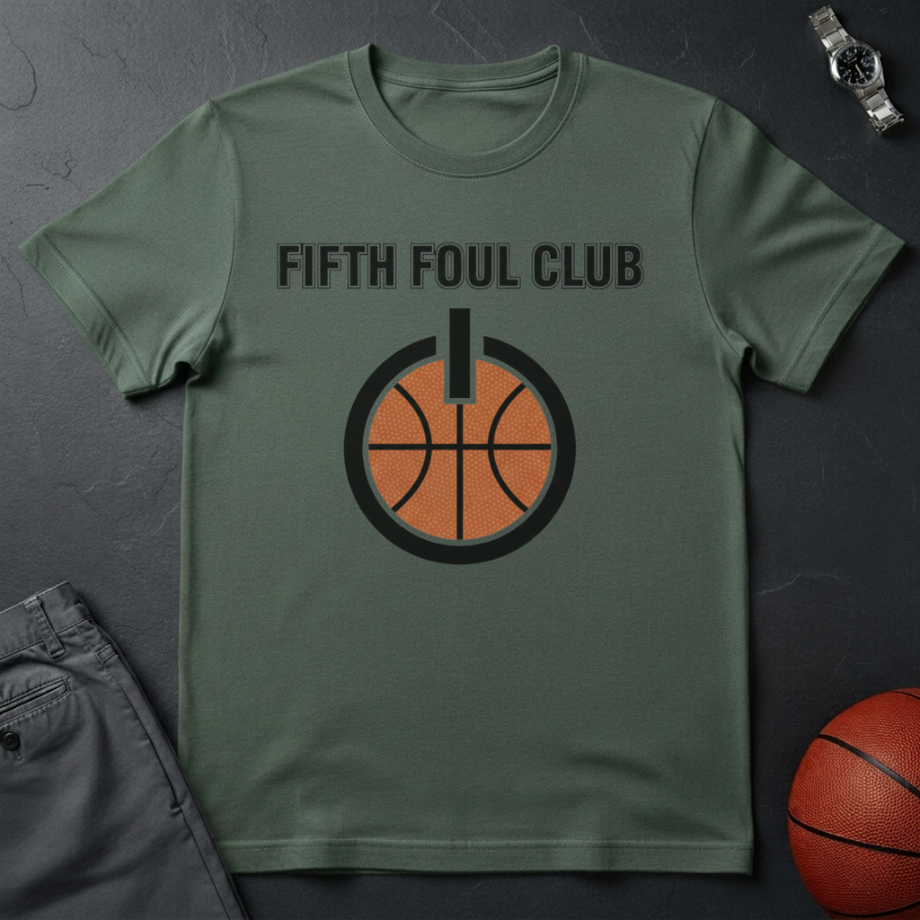 Fifth Foul Power Button T-Shirt