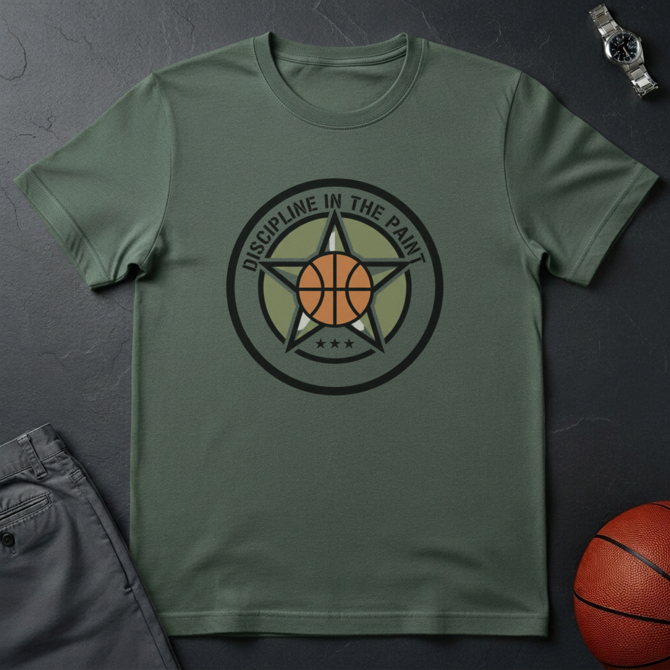 Disciplined In The Paint T-Shirt