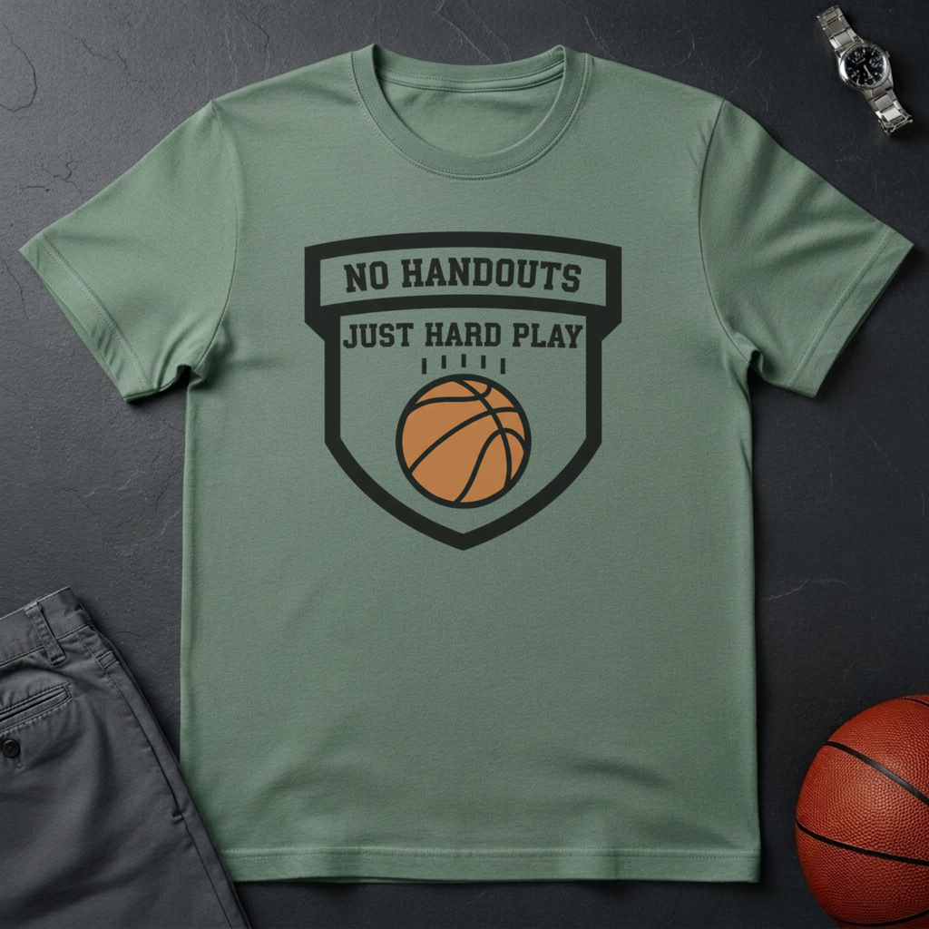 No Handouts Hard Play T-Shirt