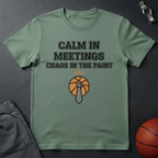 Calm Meetings Paint Chaos T-Shirt