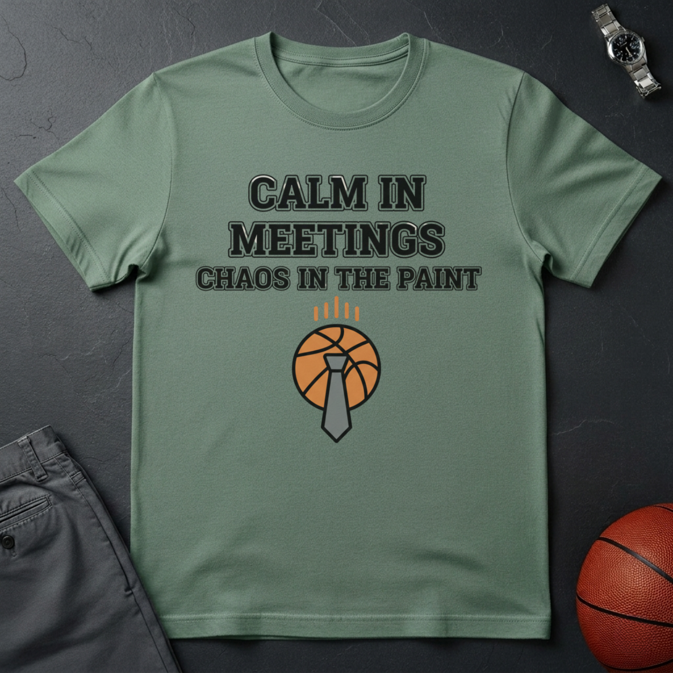 Calm Meetings Paint Chaos T-Shirt