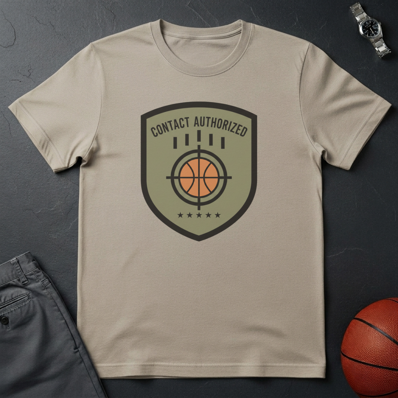 Contact Authorised Badge T-Shirt
