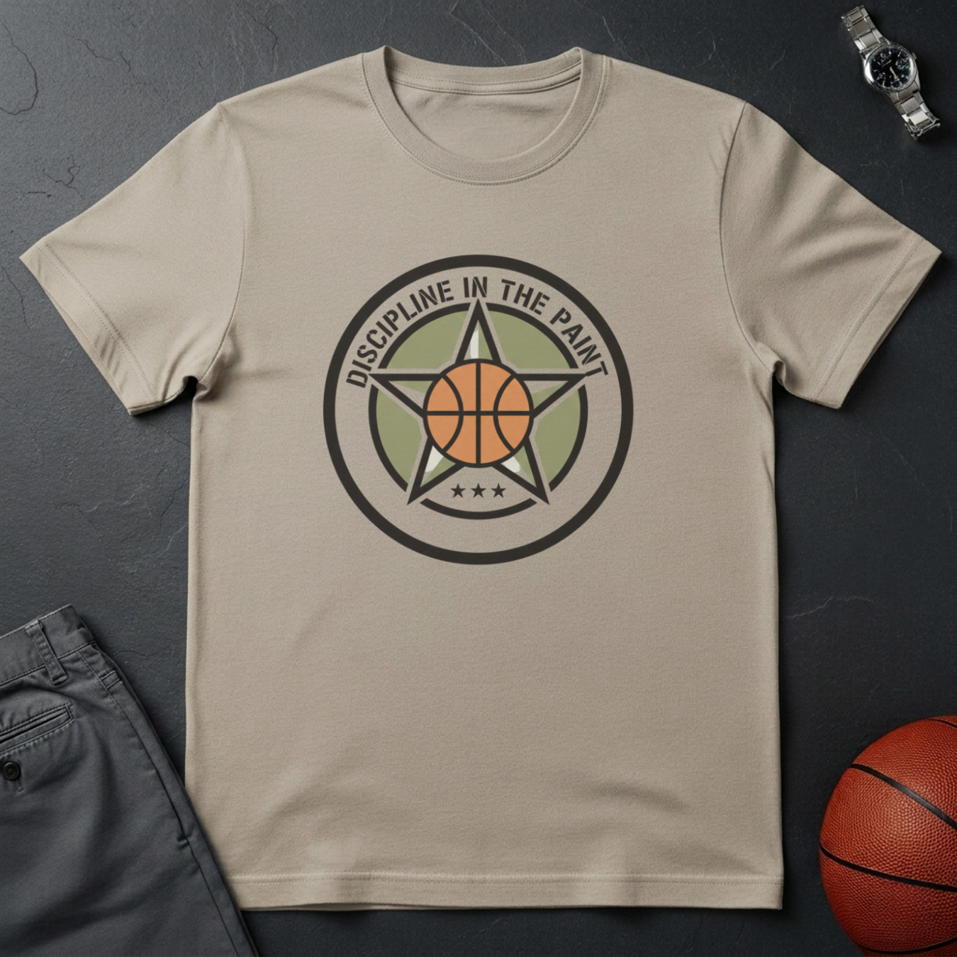 Disciplined In The Paint T-Shirt