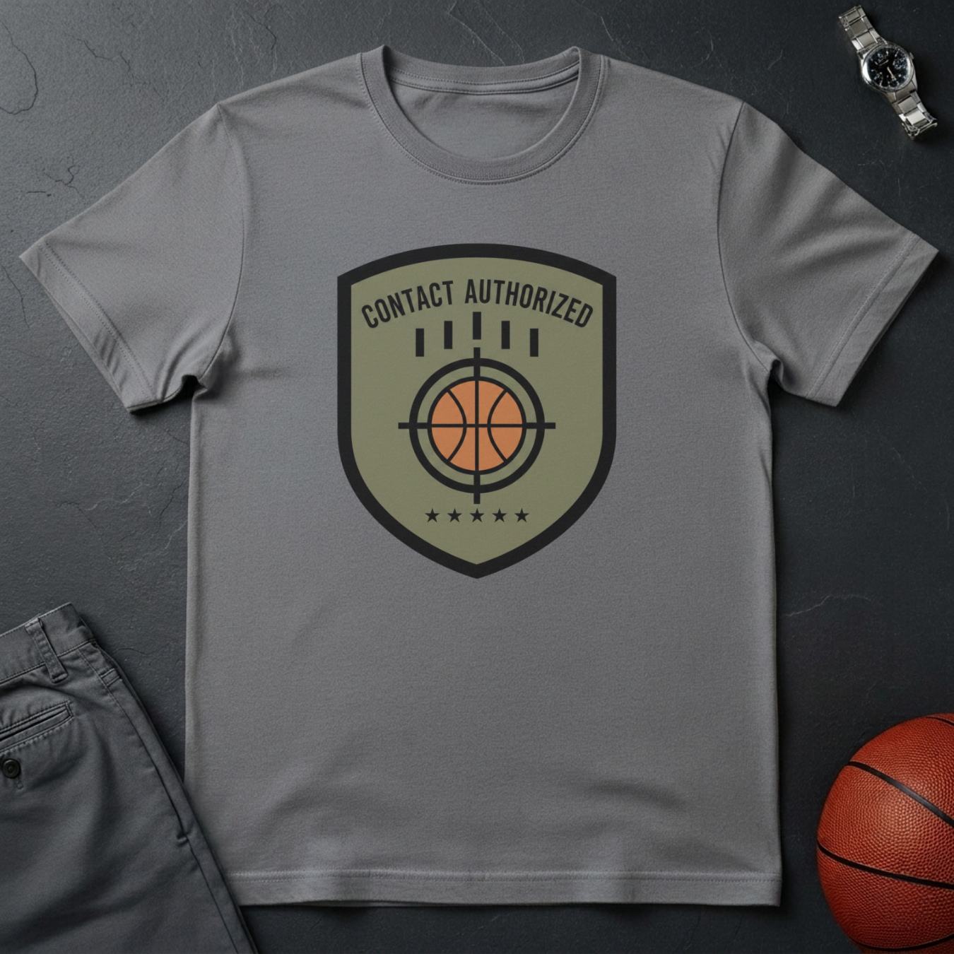 Contact Authorised Badge T-Shirt