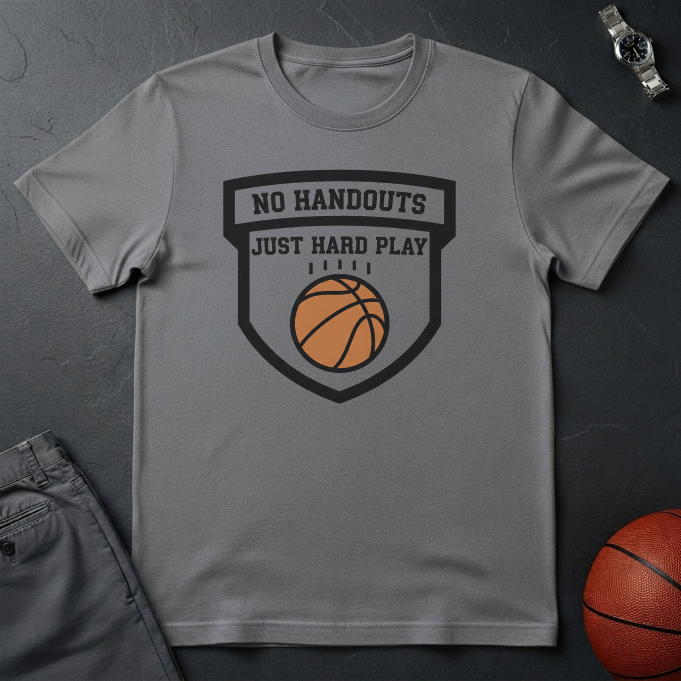 No Handouts Hard Play T-Shirt