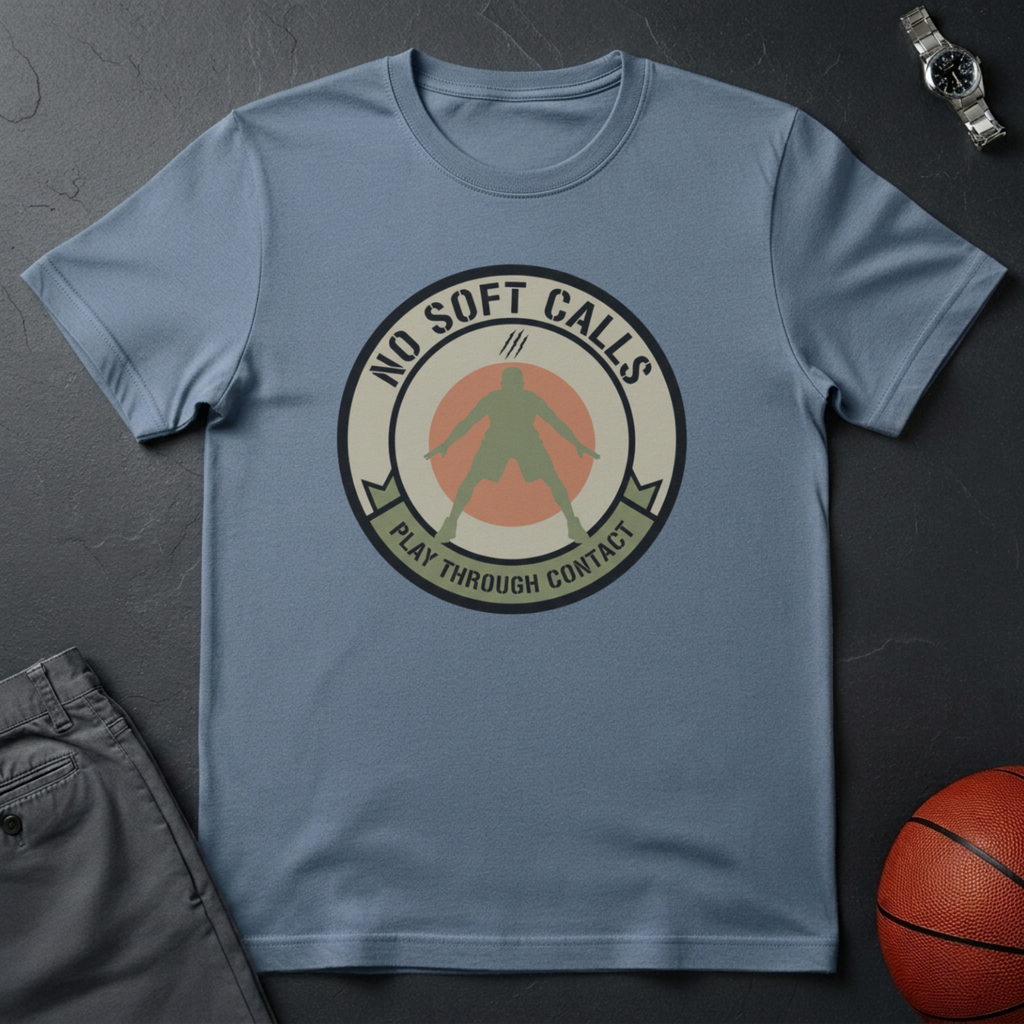 No Soft Calls Play Through Contact T-Shirt