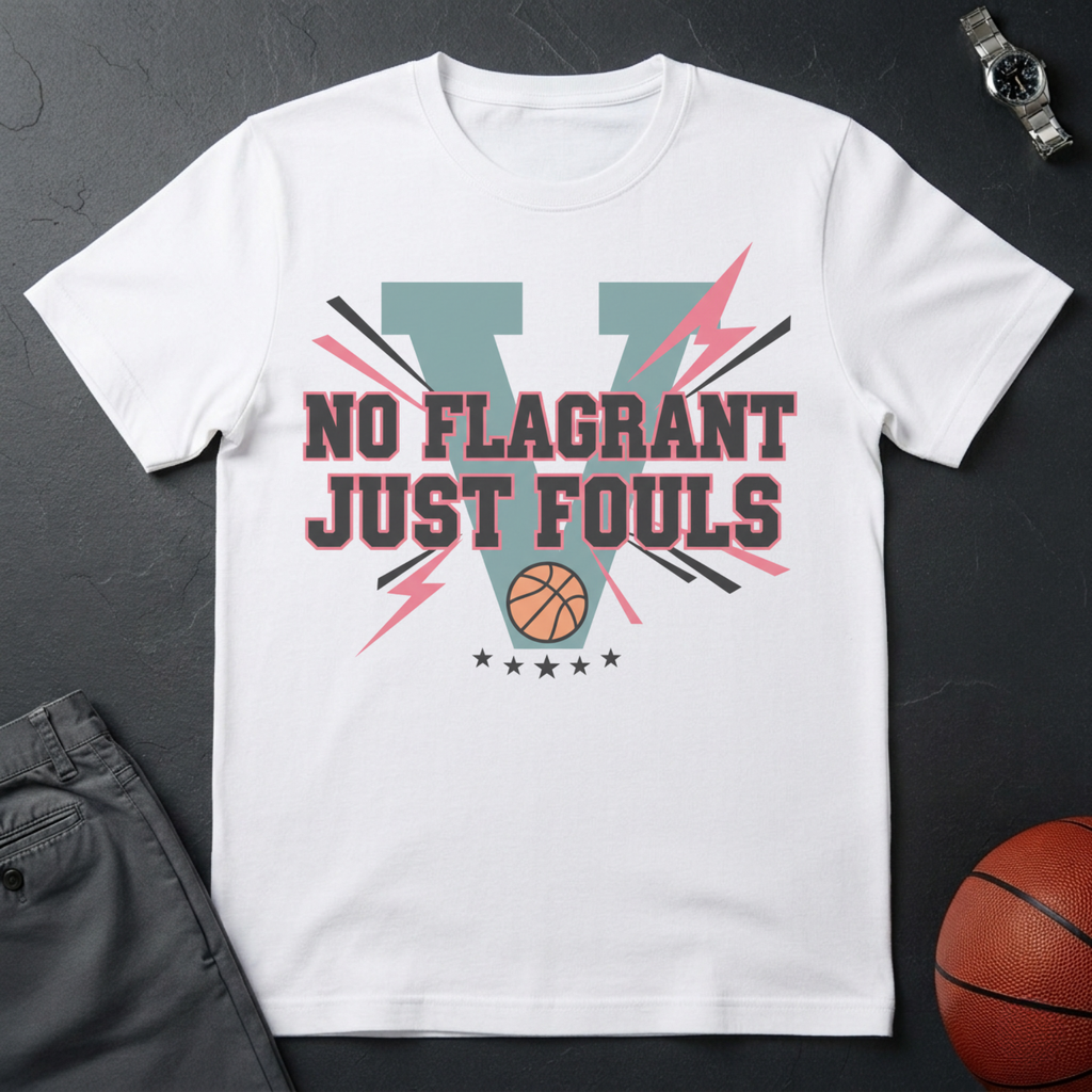 No Flagrant Just Fouls T-Shirt