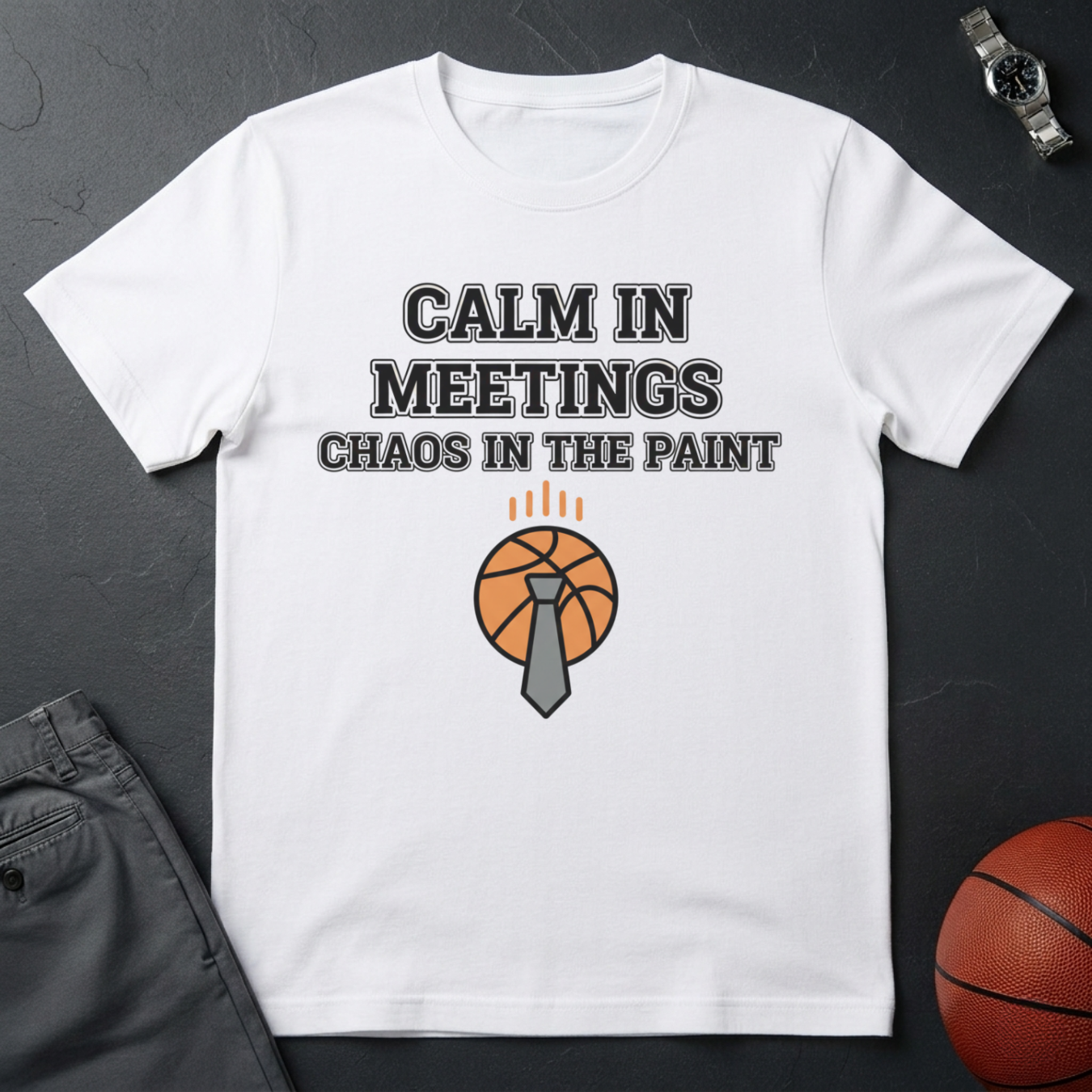 Calm Meetings Paint Chaos T-Shirt
