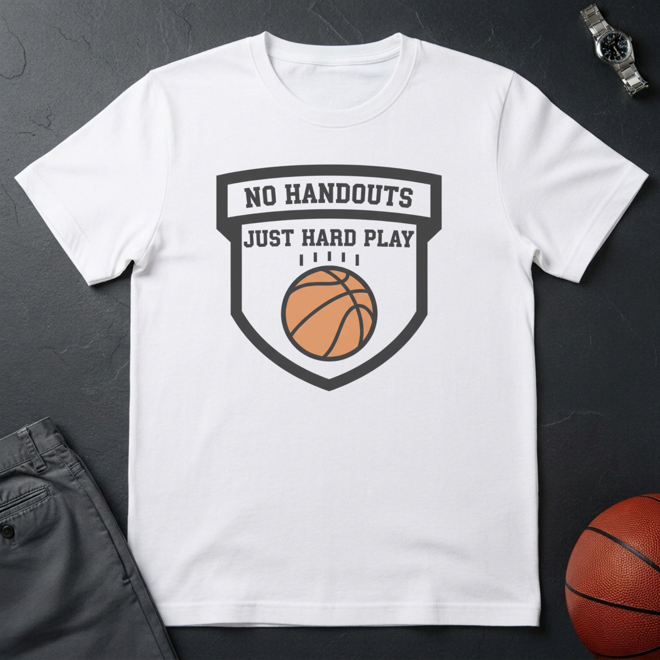 No Handouts Hard Play T-Shirt